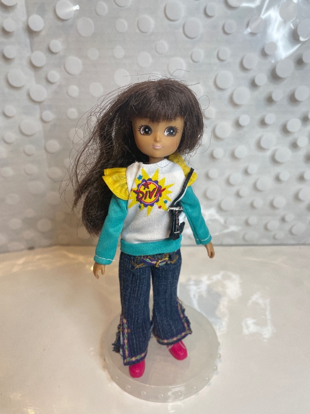 Lottie doll - redressed Bratz Diva shirt & jeans